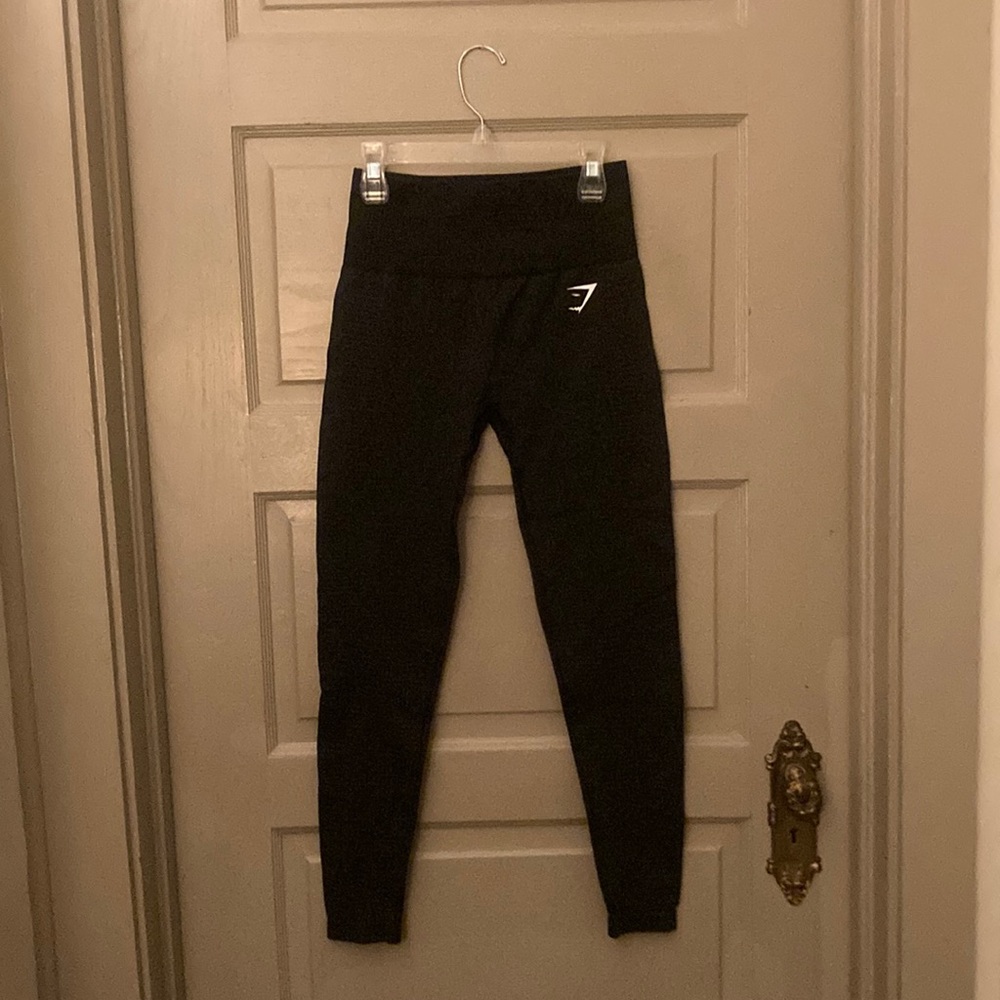 Gymshark Vital Seamless Leggings Size S — Dark Gray/Charcoal — Like New
